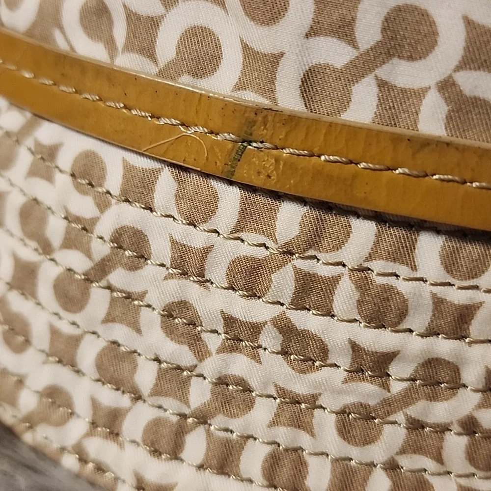 Coach Beige Patterned Women's Hat - Picture 4 of 8